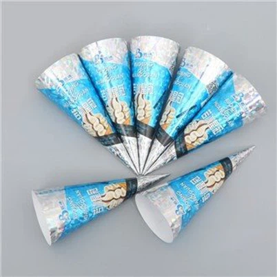 Muzqaymoqning yengini o'rash qog'ozi